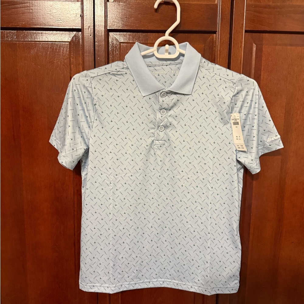 Abercrombie Kids Golf Tee and Flag Golf Polo